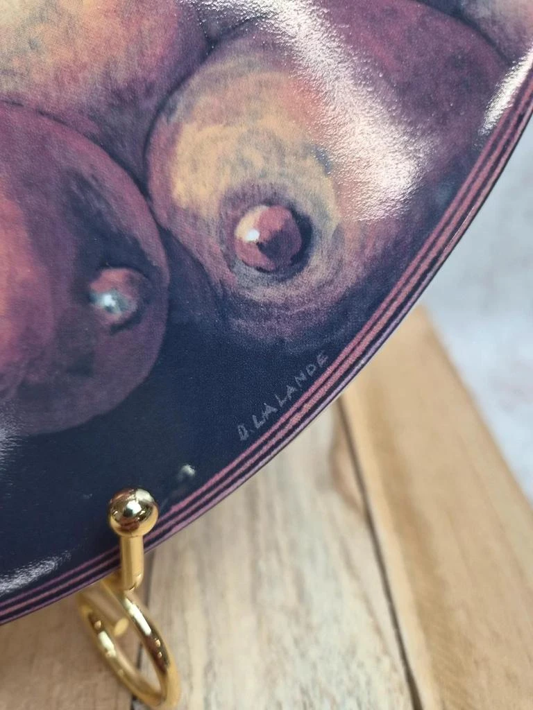 Prato grande Gien Cueillette D. Lalande 30 cm - Decoração frutas e violetas – photo 3